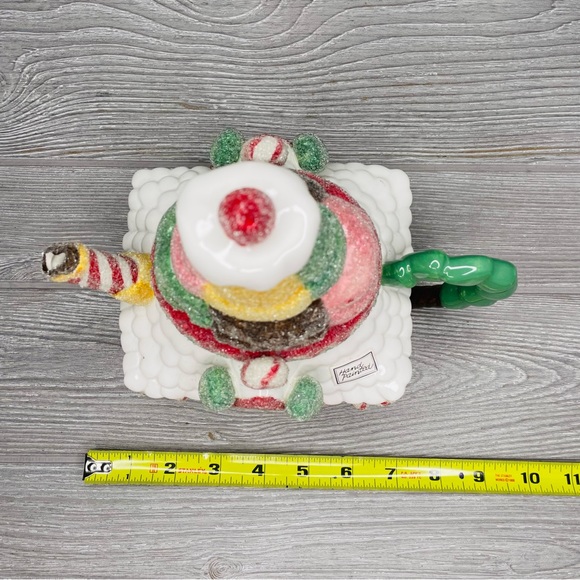 Rare department 56 gingerbread house teapot frosted look - Picture 8 of 9